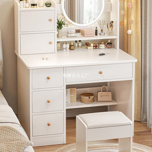 Dressing Table Bedroom Small Makeup Table Simple Modern Makeup Cabinet Small Apartment Rental House Dressing Table Dressing Table