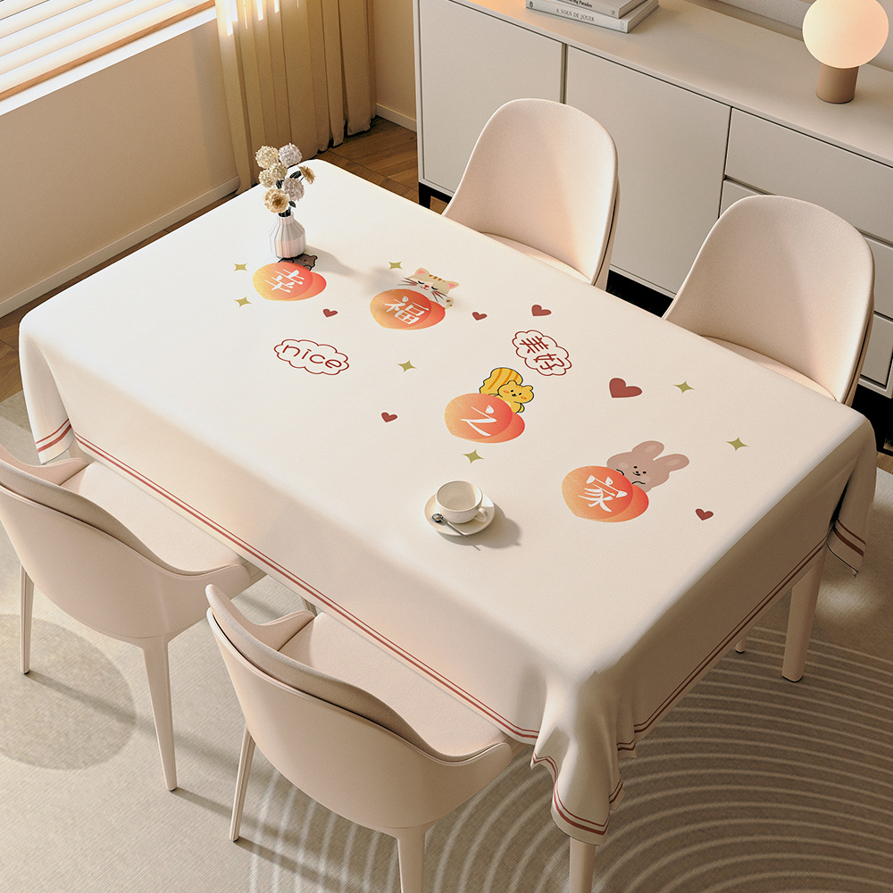 Toal de mesa sin lavado a prueba de agua a prueba de aceite a prueba de quemaduras rectangular 2025 nuevo toal de mesa de comedor de PVC de alta calidad toal de mesa de té