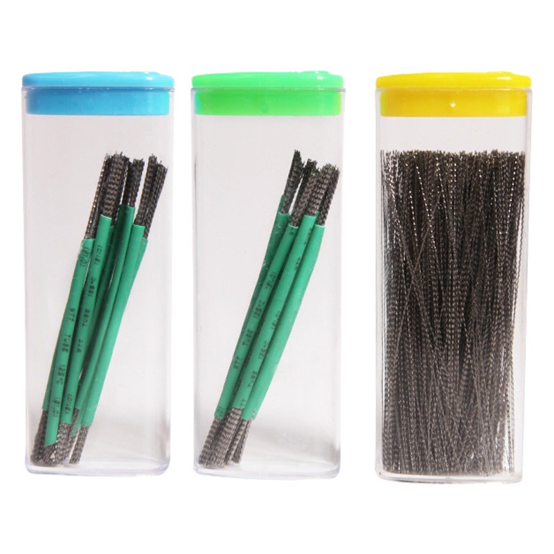 Wenwan hebilla manual de limpieza de costura cepillo de alambre 304 acero inoxidable doble cabeza giro de la mano Wenwan cepillo base de nogal cepillo