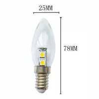 C9 Свеча Светодиодная лампа E12E14 домашняя люстра освещение украшение C25 острый пузырь 220 В хрустальная лампа прикроватный настенный светильник