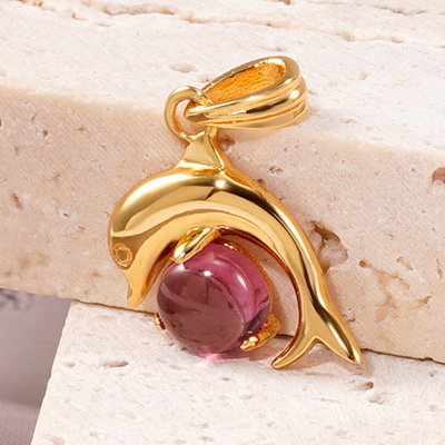 Cross border hot selling S925 Silver Pendant Set natural Garnet clavicle Necklace Seiko Ruby ins Wind