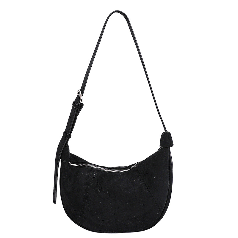 Hot Selling Women's Luxury Small Bag Korean Niche Horn Bag Retro New Leopard Print Shoulder Crossbody Dumpling Bag - Thumbnail 8