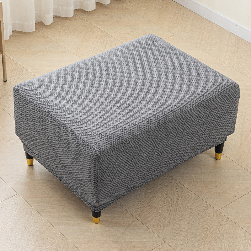 Fundas para pedales de sofá todo incluido, fundas protectoras elásticas, fundas cuadradas para pedales para cambiar zapatos, universales para todas las estaciones, fundas para taburetes bajos.