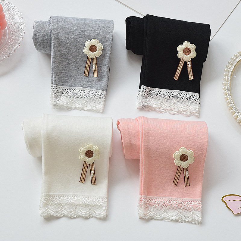 春秋女童打底裤外穿中大童小女孩儿童弹力裤宝宝修身洋气爆款长裤