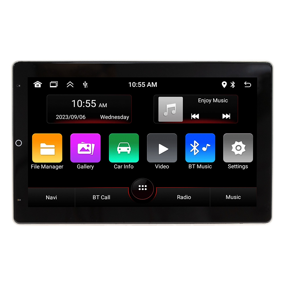 10.1 Pulgada de un solo husillo cabezal shaker de navegación Android inalámbrica carplay reproductor multimedia Bluetooth para automóviles