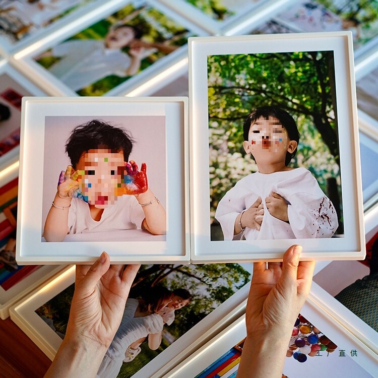Wall Frog Creative Photo Wall Can Be Hung on the Wall Without Drilling A4 Display Frame Multi-Size Combination Photo Frame Simple and Modern