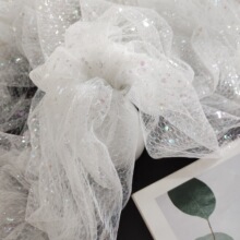 小众菱形方格幻彩石头花六角网眼布料娃衣手工服装玩偶面料现货