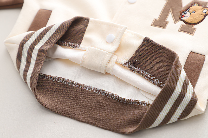 Kannerkleeder Fréijoersnei Artikel Jongen 2 Casual Baseball Kleeder Cardigan Jackett 1-5 Joer al Kanner Cartoon_voghion.com