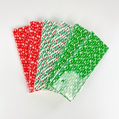 Christmas Series Paper Straw Party Festival New Year Decorations Cross-border Disposable Eco-friendly Biodegradable