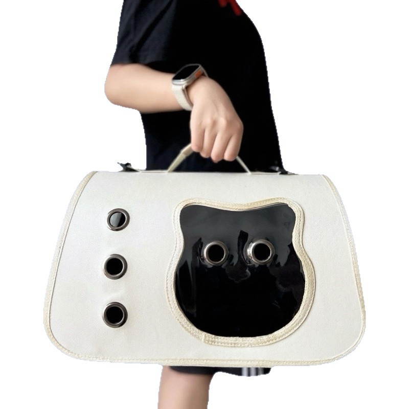 Cat Outdoor Handheld All-Season Foldable Portable Large Capacity Pet Bag_voghion.com