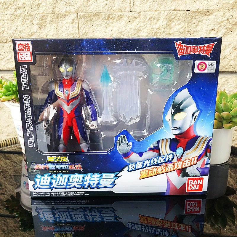 Bandai, Ultra, подвижный Ultraman Tiga, кукла, игрушка, роскошное издание