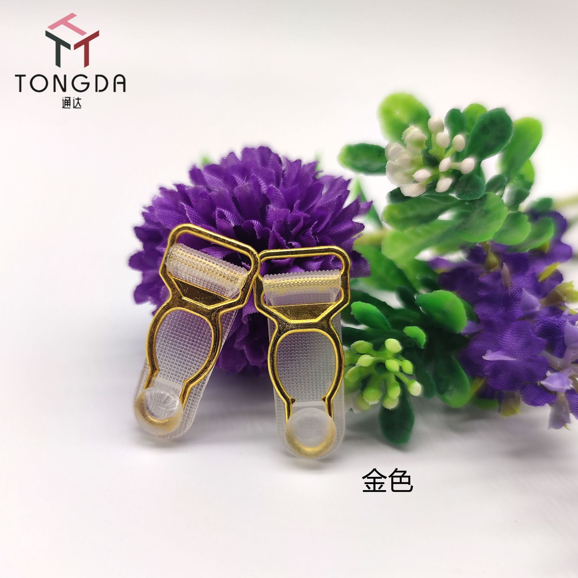 厂家批发 1.2cm电镀金属葫芦扣吊袜扣 情趣内衣专用配件 现货供应