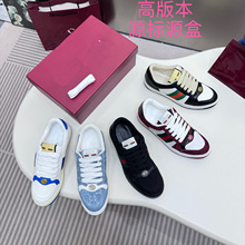 跨境25年新款外贸G家脏脏鞋复古字母时尚百搭男女同款板鞋情侣鞋