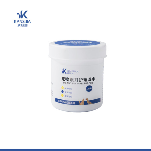 Pet Cleaning Wet Wipes for Removing Dirt, Eye and Ear Care Wet Wipes for Wiping Tears, Removing Eye Secretions, Wet Wipes for Disinfection, Odor Prevention, and Earwax Removal