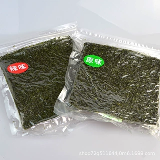 海苔脆片100g/袋即食海苔片原味 海苔辣味调味烤紫菜休闲零食30g