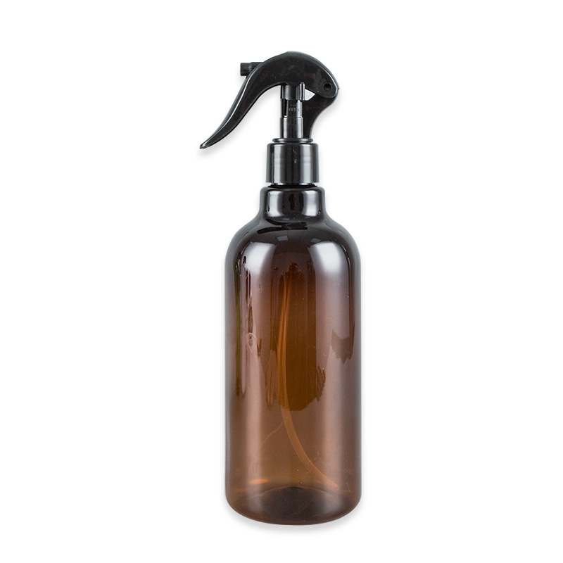 500ml botella de palillos con el botón de la mano del ratón PISTOLA DE PULVERIZACIÓN embalaje cosmético puro Rocío spray sub-embalaje mascota botella vacía