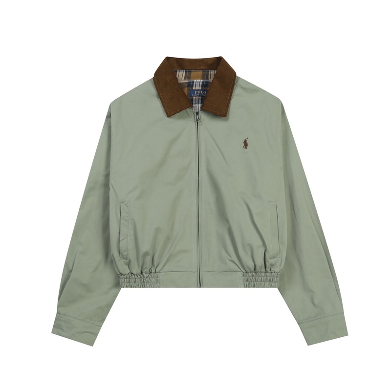 Ralph Lauren拉夫劳伦小马标刺绣美式复古四色校园风翻领夹克外套|undefined