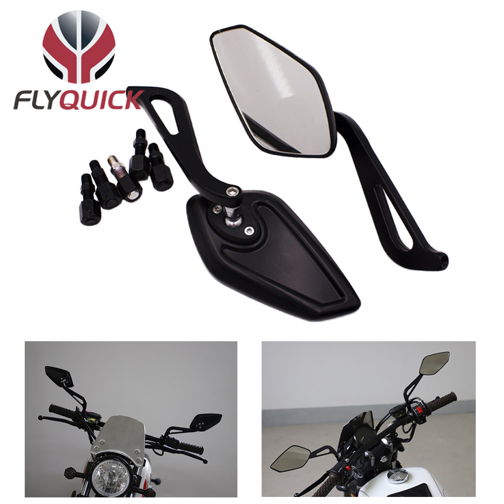 FLYQUICK cross-border se especializa en espejos retrovisores para motocicletas, espejos laterales para manillares, espejos modificados para autos deportivos, espejos para manillares y reflectores.