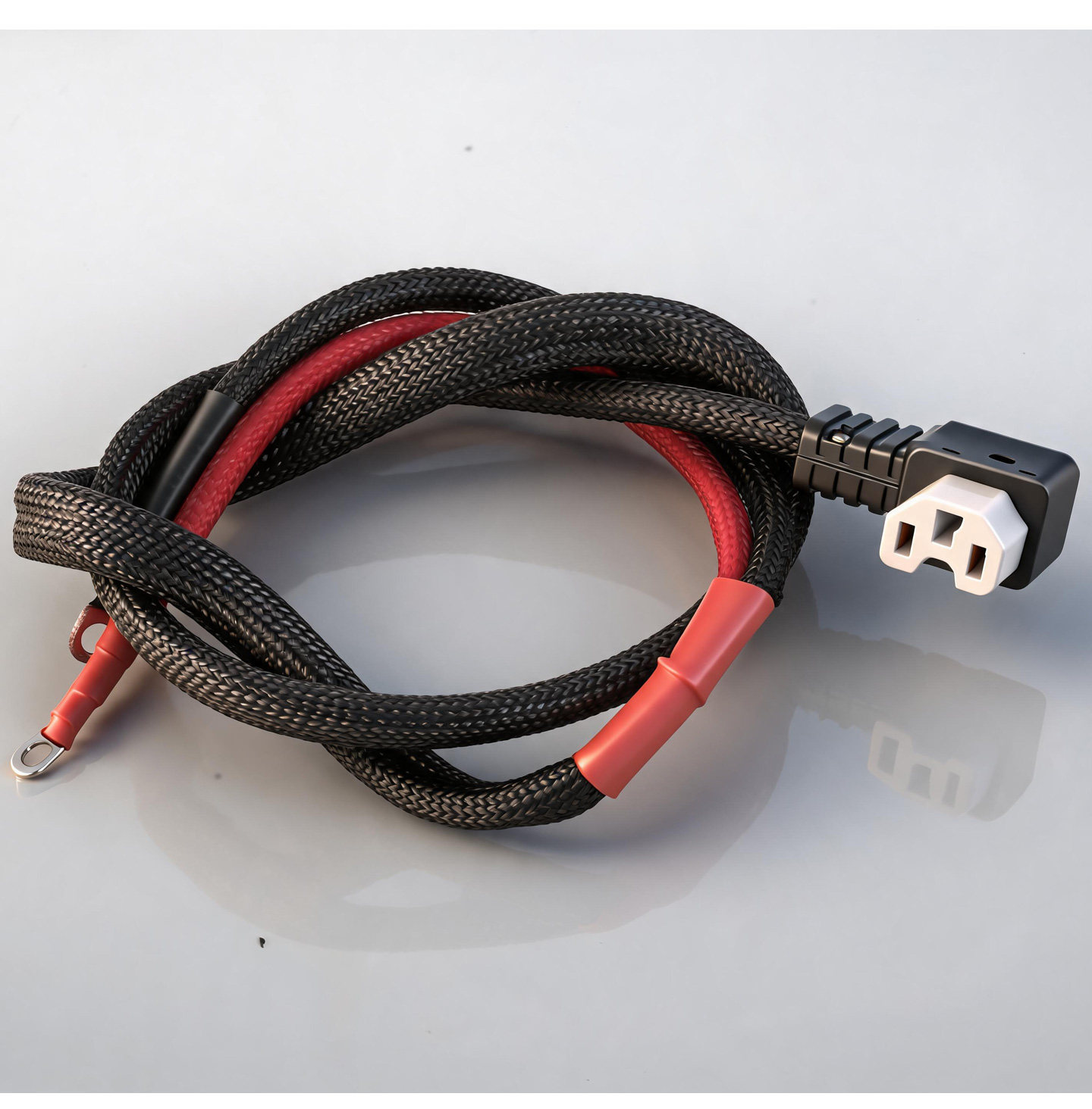 Ceramic plug with bent pins for electric tricycles, pure copper wire core, high-temperature resistant, high-power, suitable for delivery and riding
