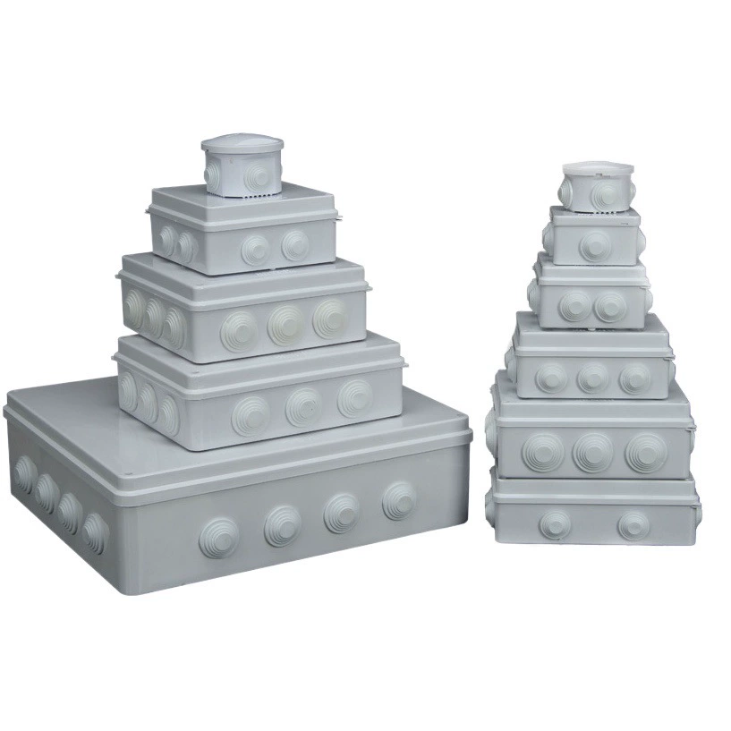 Наружная водонепроницаемая распределительная коробка пластиковая коробка питания IP65 резервуар для воды распределительная коробка монитор коробка abs водонепроницаемая коробка скидка