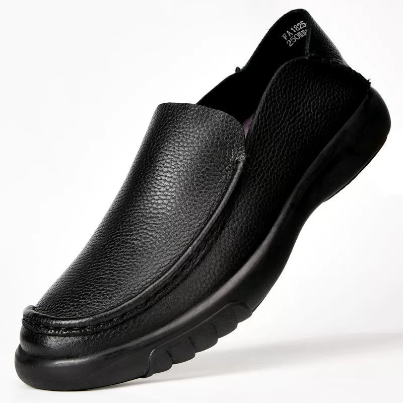 Внешняя торговля мужская обувь кожаная однослойная кожаная повседневная кожаная обувь