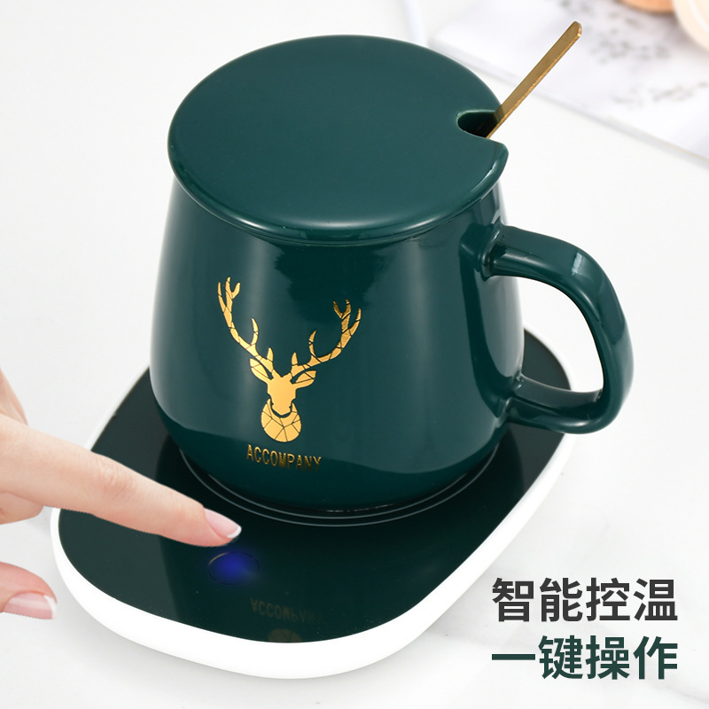 加热杯垫55度暖暖杯伴手礼跨境美规欧规英规加热神器usb恒温杯|undefined