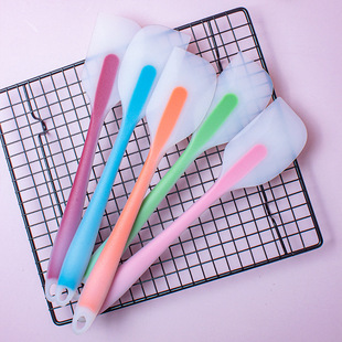 Silicone scraper high temperature resistant Integrated Household snowflake cake cream scraper shovel food baking tool