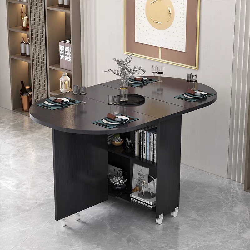 타원형(올 블랙 월넛)