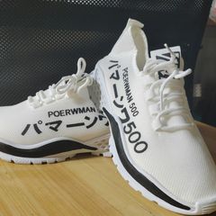 新款男鞋飛織透氣休閒運動鞋男舒適潮流百搭青年一件代發地攤貨源