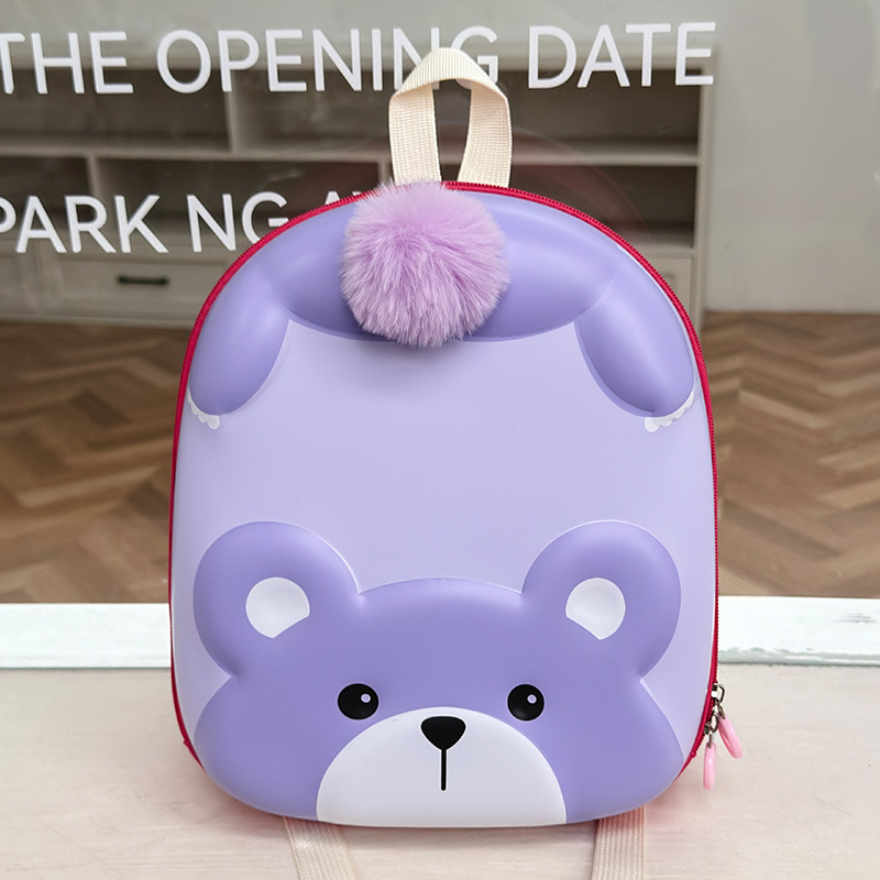 Cute oso niña jardín de infantes mochila de dibujos animados bebés transpirables niños 3 años de edad 5 años de edad mochila preescolar