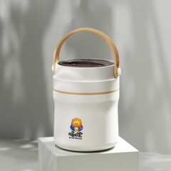 保溫飯盒304不鏽鋼真空提鍋便攜密封飯桶上班帶飯便當盒湯桶禮品