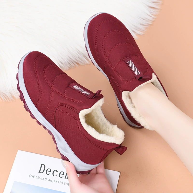 Зимние тепло-ботинки из хлопка, унисекс обувь на slip-on, размеры 36–44