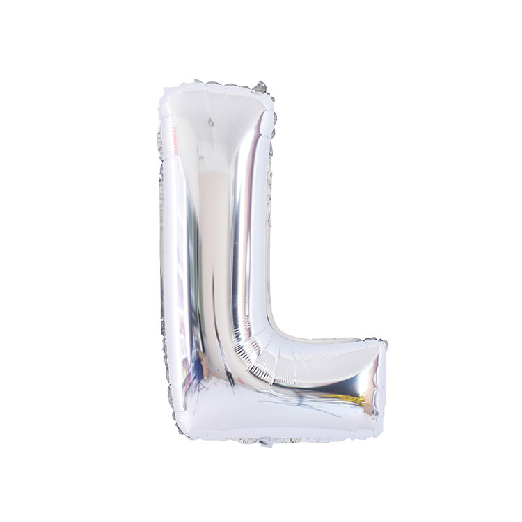 32 pulgadas 40 pulgadas 16 pulgadas inglés carta globo de aluminio fiesta de cumpleaños decoración de la boda papel de aluminio globo escena diseño