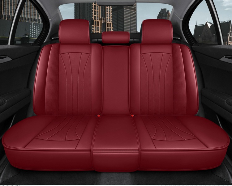 Car Seat Cushion Manufacturer Wholesale New Models of Nappa Leather All-Season Full-Coverage Car Seat Cushions Cross-Border Foreign Trade Dropshipping