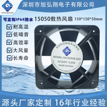 交流散熱風扇15050大風量長壽命軸流風機逆變器配電櫃機箱機櫃