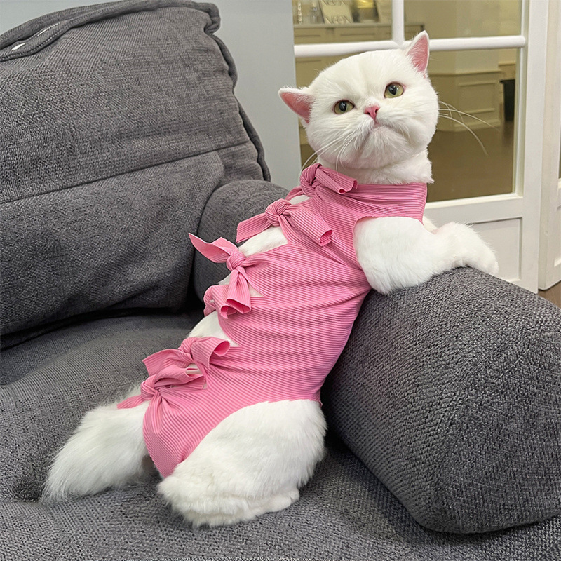 犬绝育服猫猫绝育服手术犬服猫手术服猫手术服舐め防止子犬幼犬手术服|undefined