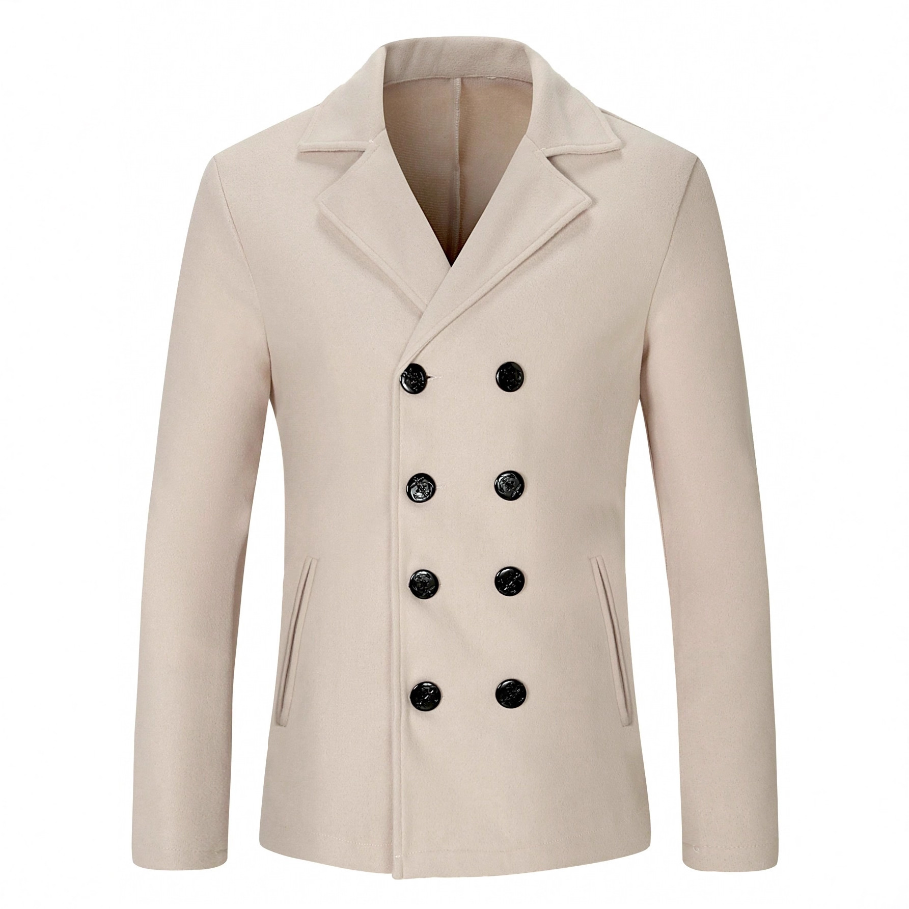 2025 Autumn/Winter Foreign Trade Cross-Border European And American Men's Woolen Coats Casual Business_voghion.com
