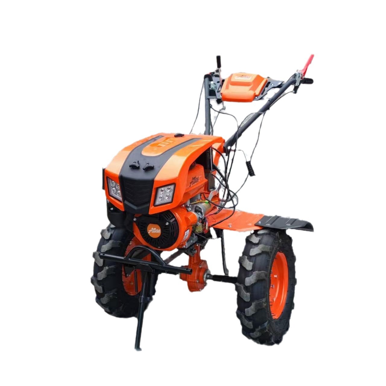 Exportaciones especiales | Micro cultivador de gasolina de 7,5 caballos de fuerza con pantalla de lámpara | Micro cultivador de gasolina de motor de gasolina 170