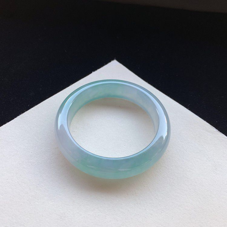 Vòng tay ngọc bích Miến Điện tự nhiên cao cấp, đôi màu, đường kính 53–62 mm chi tiết 9
