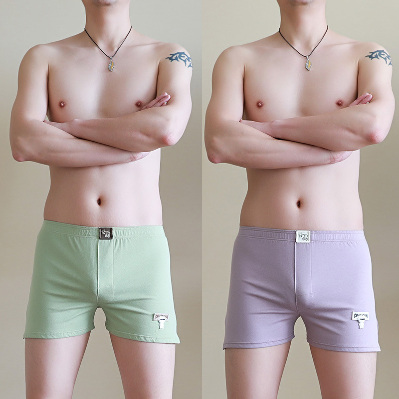 Pantalones interiores de hombre, ropa de hombre de alto grado, pantalones de algodón, pantalones cortos de hombre