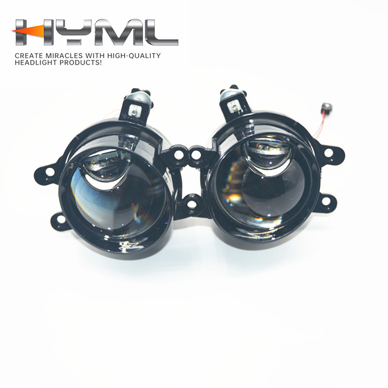 Lentes de doble luz LED para automóviles 70W - 100W Teleproximidad 3.0 Lentes de lámpara de niebla directa única