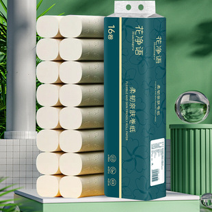 16卷原生竹浆四层加厚 家用一件代发800g卷纸 卫生纸厕纸纸巾卷纸-阿里巴巴
