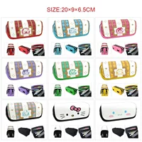 Sanrio, double-layer capacious pencil case with zipper