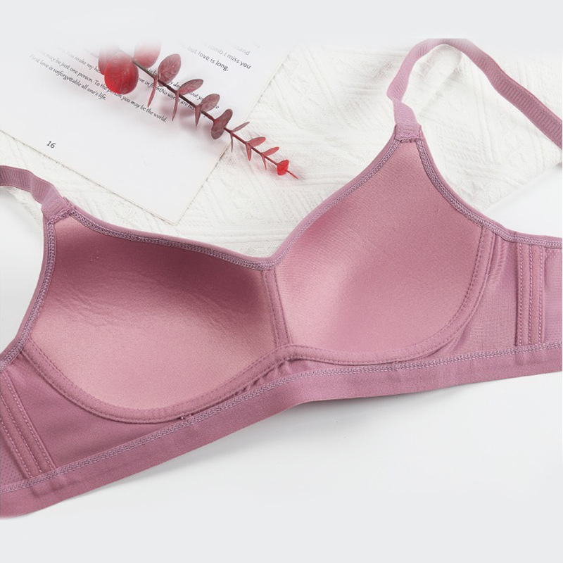 Comercio exterior spot gran sujetador de mujer transpirable ultra delgado sin anillo de acero para juntarse anti-caída ropa interior cómoda de mujer