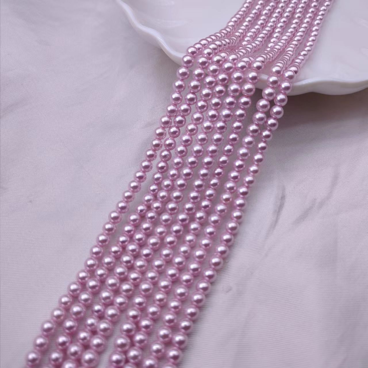 Perlas de concha con orificio recto grande de 1.2mm, perlas pequeñas, perlas espaciadoras de concha del Mar del Sur, perlas espaciadoras de estilo antiguo con diseño de corona de fénix para bricolaje, venta al por mayor. image 16