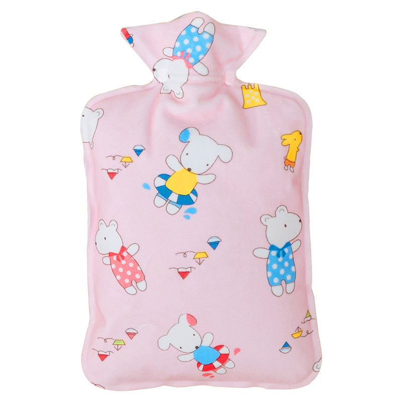 Le Xue er bolsa de agua caliente inyección de agua hogar a prueba de explosión franela peritoneal PVC gran capacidad de riego de tela de plástico mano caliente al por mayor