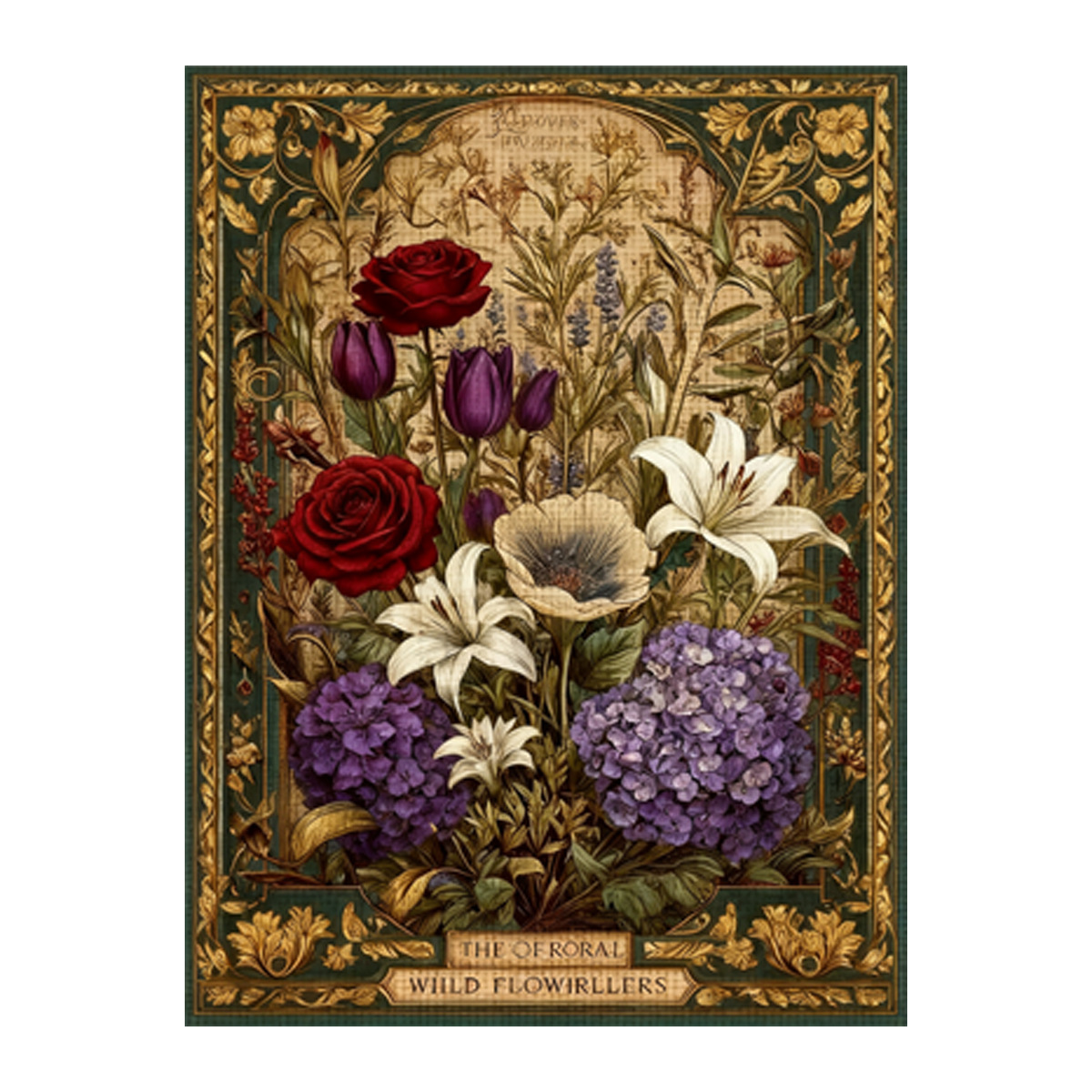 Mona Lisa Real bordado cruzado retro flor salvaje minimalista sala de estar flor estética pintura decorativa de la sala de estar bordada a mano image 5