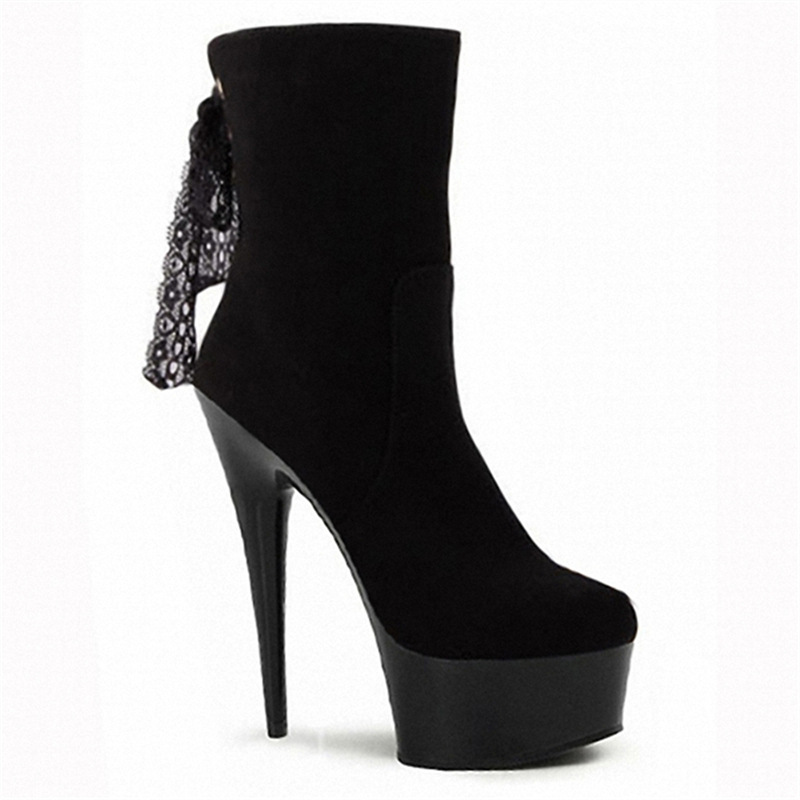 Zapatos de trabajo de punta redonda sexy de franela, zapatos individuales de temperamento elegante, tacones altos negros, tacones de aguja para mujer 2024 modelos de primavera de gran tamaño