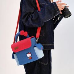 新款Hellokitty适用富士xs20xt5佳能r50索尼zve10拍立得相机包