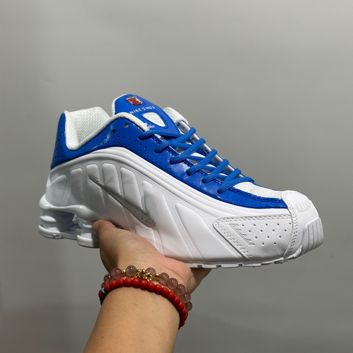Tenis de Running con Cámara de Aire SHOX R4 Malla y Caucho Transpirable, Antideslizante para Correr y Deportes